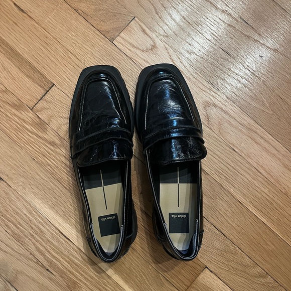 Dolce Vita Black Women's Loafers - Picture 2 of 6